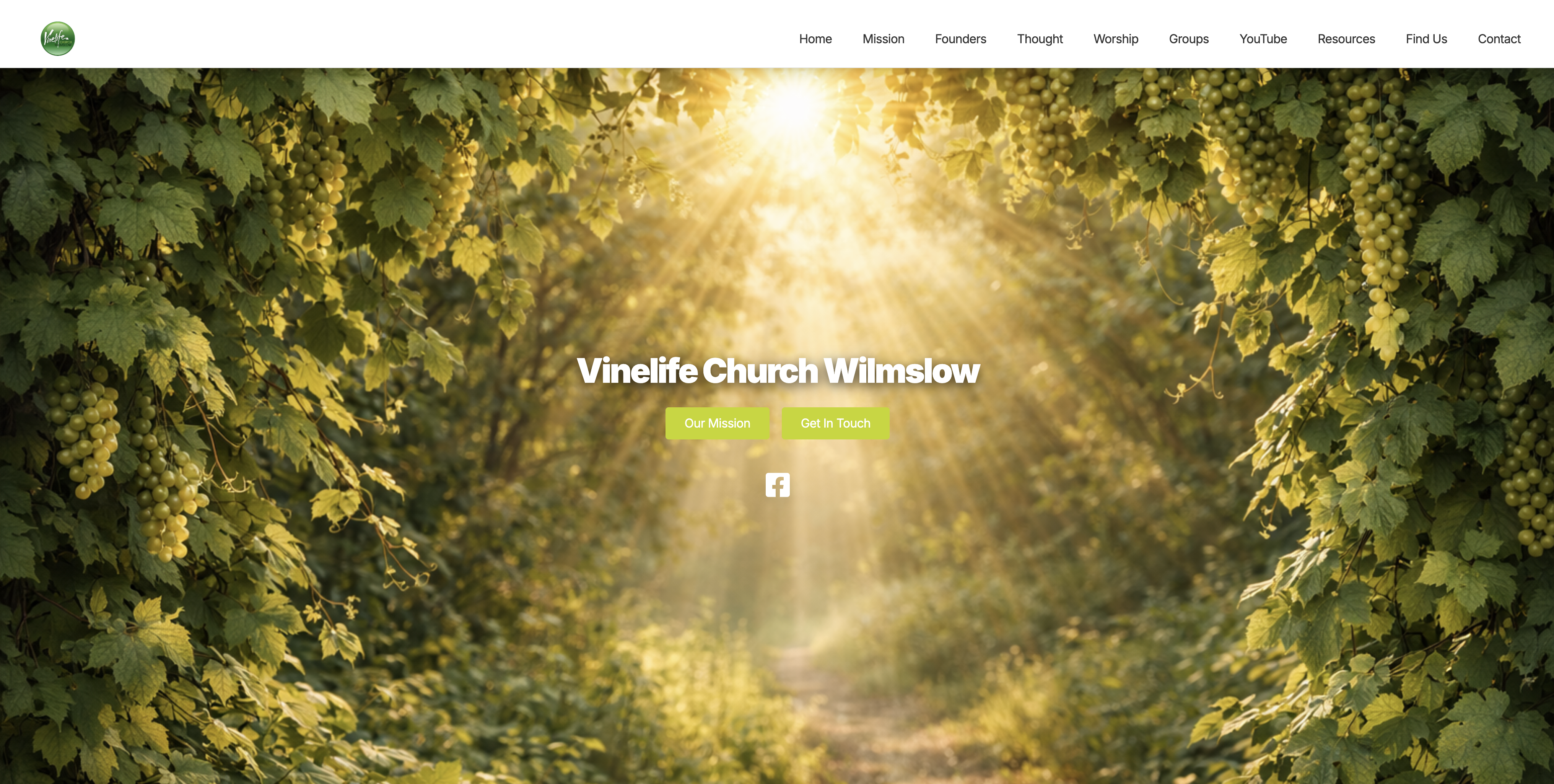 Vinelife Church Wilmslow website